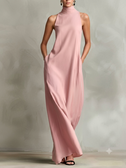 Adriana | Elegantes Maxikleid mit Taschen