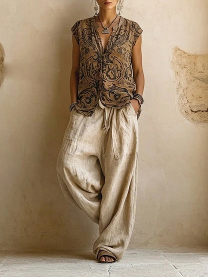 Lucía | Conjunto boho con capas