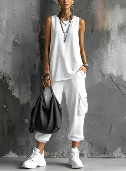 Martina | Conjunto casual suave con bolsillos