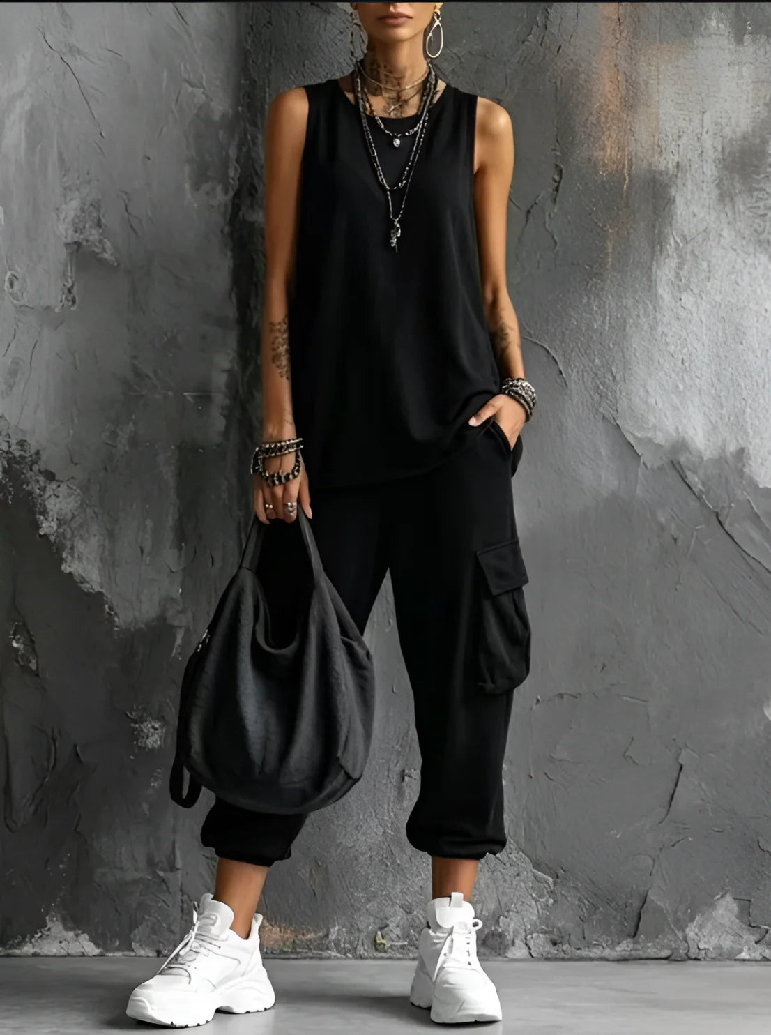 Martina | Conjunto casual suave con bolsillos