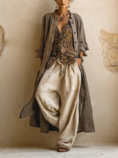 Lucía | Conjunto boho con capas